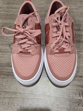 Nike Court Vision Alta TXT Women's Casual Rust Pink Sneakers Size 8